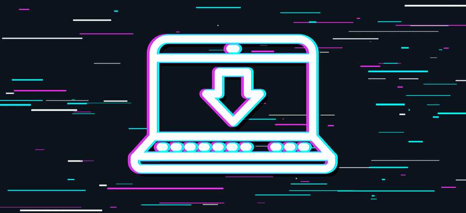 User downloading content manager securely from official website