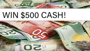 TrendnDaily – Win a $500 Cash Prize contest entry screen on mobile app