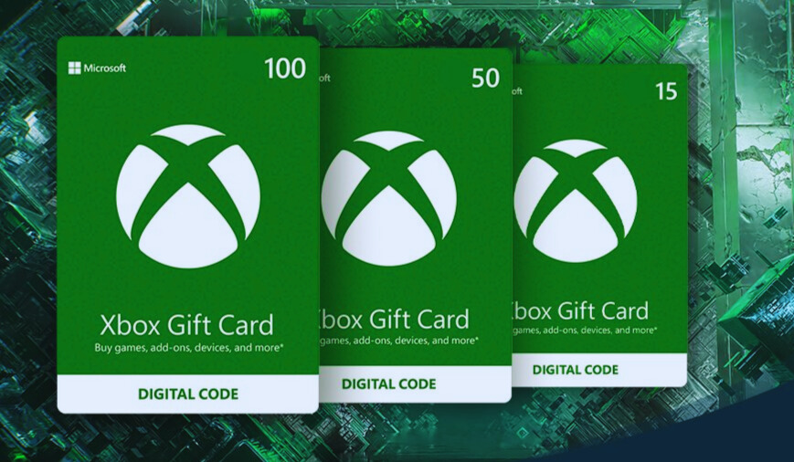 An Xbox Gift Card is a prepaid digital or physical card that lets you buy games, add-ons, movies, subscriptions, and more from the Xbox Store.