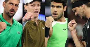 Top four seeds Carlos Alcaraz, Alexander Zverev, Jannik Sinner and Novak Djokovic set for Australian Open 2026 men’s semifinals.